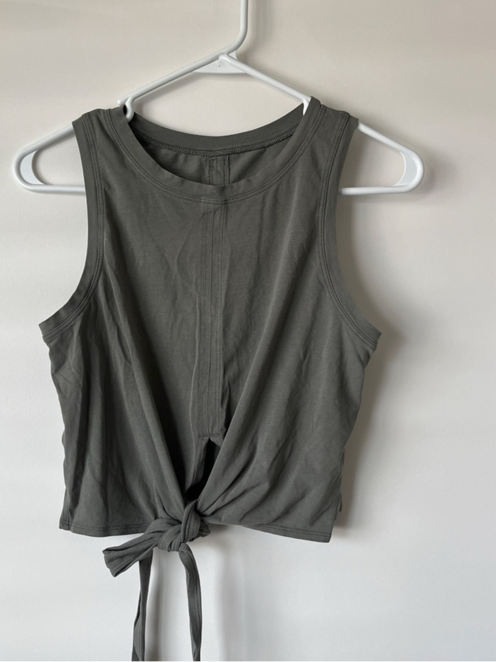 Lululemon Tie-Front Tank Top - Khaki Green
